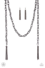 Load image into Gallery viewer, SCARFed for Attention - Gunmetal Necklace
