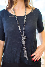 Load image into Gallery viewer, SCARFed for Attention - Gunmetal Necklace
