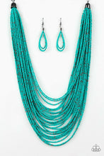 Load image into Gallery viewer, Rio Rainforest - Blue Necklace
