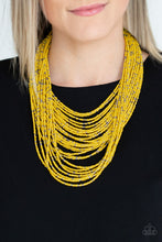 Load image into Gallery viewer, Rio Rainforest - Yellow Necklace
