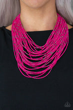 Load image into Gallery viewer, Rio Rainforest - Pink Necklace
