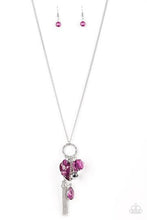 Load image into Gallery viewer, Haute Heartbreaker Purple Necklace
