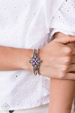 Load image into Gallery viewer, Bracelet: &quot;Go With The FLORALS&quot; - Purple
