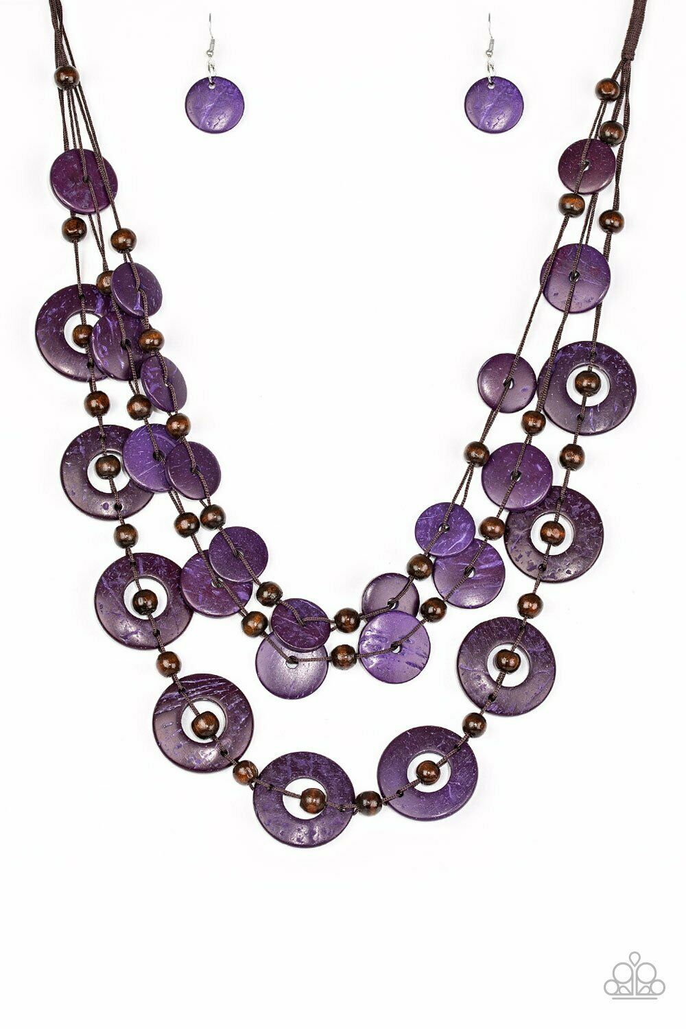 Catalina Coastin' Necklace - Purple