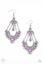 Load image into Gallery viewer, Earring: &quot;Unique Chic&quot; - Purple
