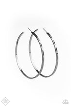 Load image into Gallery viewer, Hoop Earring: &quot;Full On Radical &quot; - Black
