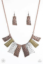 Load image into Gallery viewer, A Fan Of The Tribe Necklace - Copper - Silver - Brass
