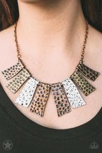 Load image into Gallery viewer, A Fan Of The Tribe Necklace - Copper - Silver - Brass
