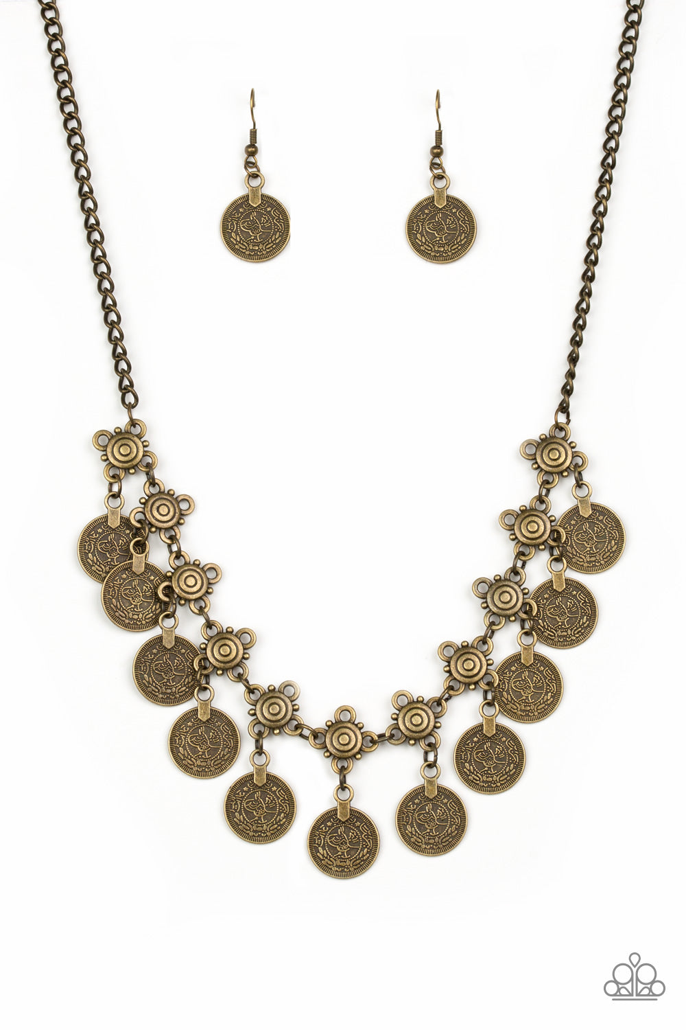 Walk The Plank - Brass Necklace