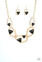 Load image into Gallery viewer, GEO-ing, GEO-ing, Gone - Gold - Necklace
