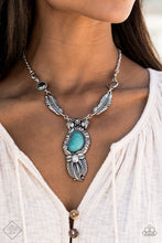 Load image into Gallery viewer, Necklace: &quot;Ruler Of The Roost&quot; - Blue
