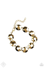 Load image into Gallery viewer, Bracelet: &quot;Fabulously Flashy&quot; - Brass
