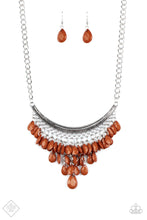 Load image into Gallery viewer, Necklace: &quot;Rio Rainfall&quot; - Brown
