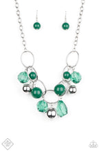 Load image into Gallery viewer, Necklace: &quot;Cosmic Getaway&quot; - Green
