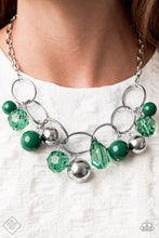 Load image into Gallery viewer, Necklace: &quot;Cosmic Getaway&quot; - Green
