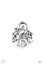 Load image into Gallery viewer, Ring: &quot;Musical Motif&quot; - Silver
