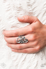 Load image into Gallery viewer, Ring: &quot;Musical Motif&quot; - Silver
