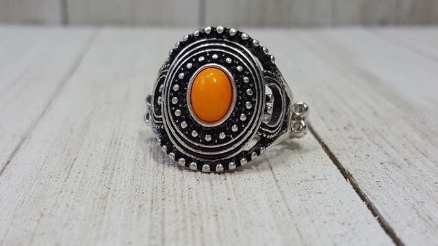 Ring:  Oasis Moon - Orange