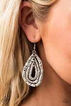 Load image into Gallery viewer, Earring: &quot;Metallic Meltdown&quot; - Silver
