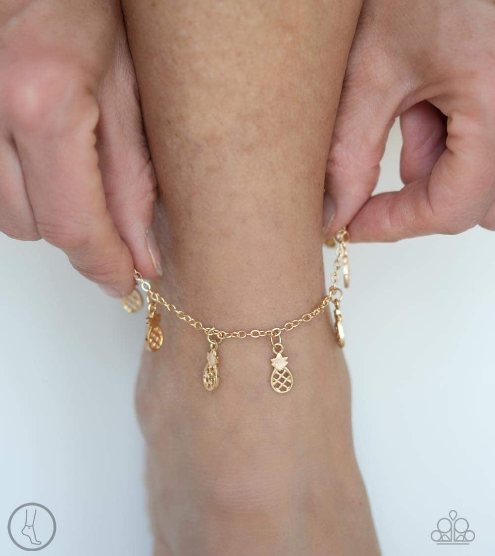 Sand and Sunshine Gold Anklet