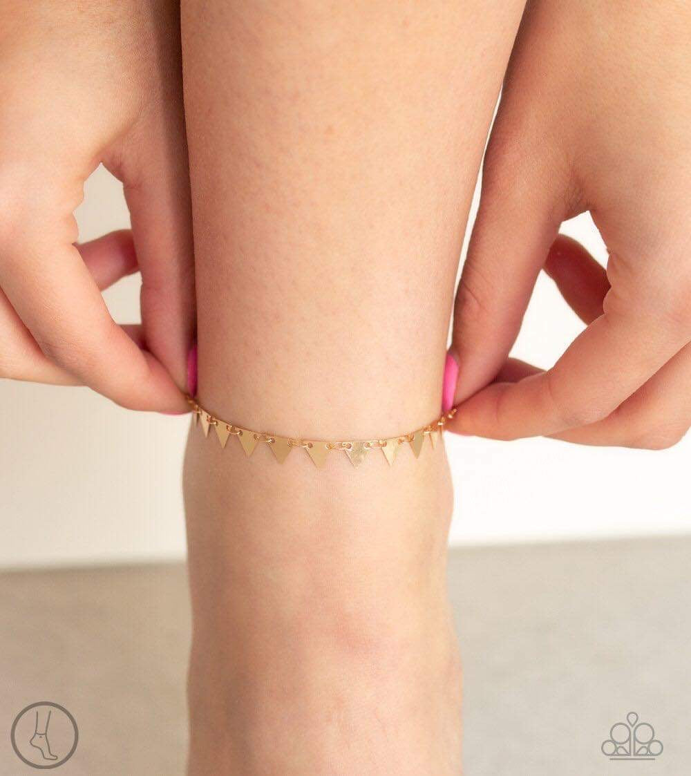 Sand Shark Gold Anklet