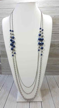 Load image into Gallery viewer, Charmingly Colorful Blue Necklace
