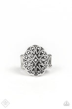 Load image into Gallery viewer, Ring: &quot;Modern Mandala&quot; - Silver
