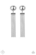 Load image into Gallery viewer, Earring: &quot;Tassel Throwback&quot; - Silver
