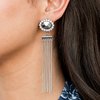 Load image into Gallery viewer, Earring: &quot;Tassel Throwback&quot; - Silver
