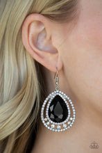 Load image into Gallery viewer, All Rise For Her Majesty - Black Earrings
