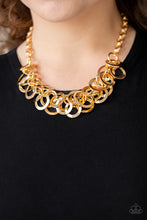 Load image into Gallery viewer, Ring in The Bling - Gold Necklace
