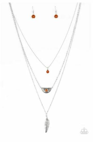 Sahara Sparrow Orange Necklace